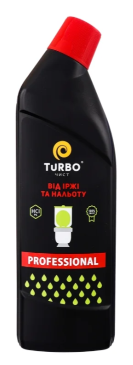TURBO Гель для чищення унітазів з активним киснем 1000 мл